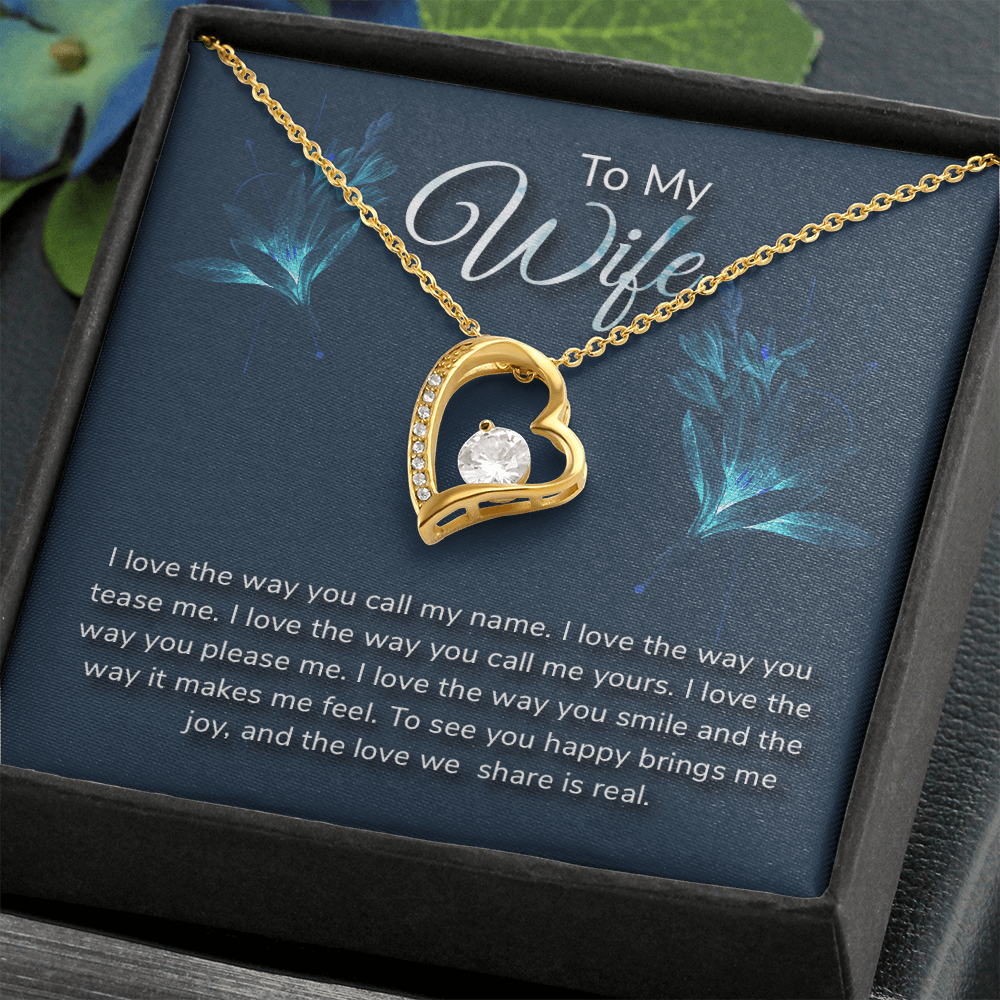 To Wife, Forever Love Necklace Gift - YERTIZZ.COM