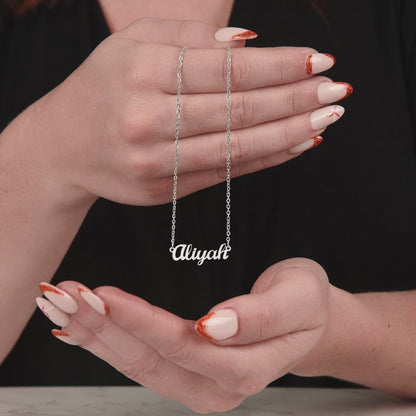 To My Daughter, Custom Name Necklace