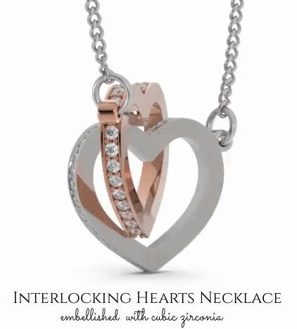 To Our Granddaughter-With Love, Interlocking Hearts Necklace, Jewelry Gift - YERTIZZ.COM